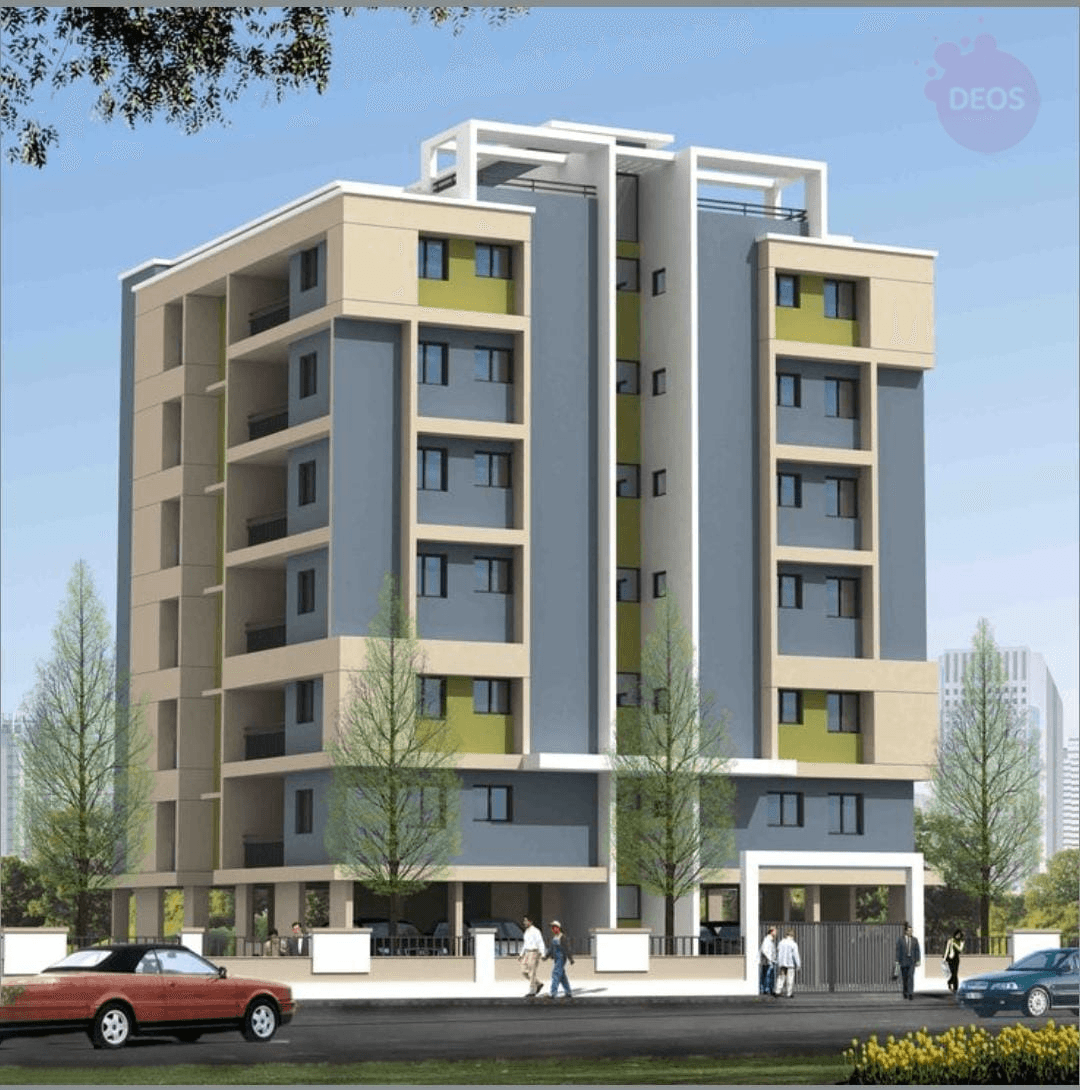 Modern construction site